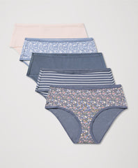 Organic Everyday Mid Rise Hipster 5-Pack