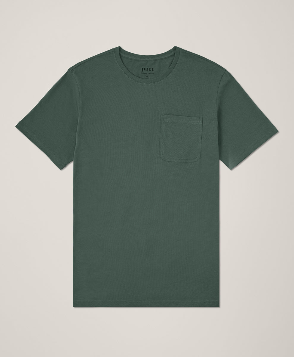 Organic Softspun Essential Pocket Crew Tee