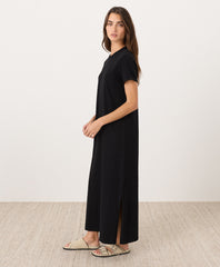 Organic Soft-Slub Essential Easy Tee Maxi Dress