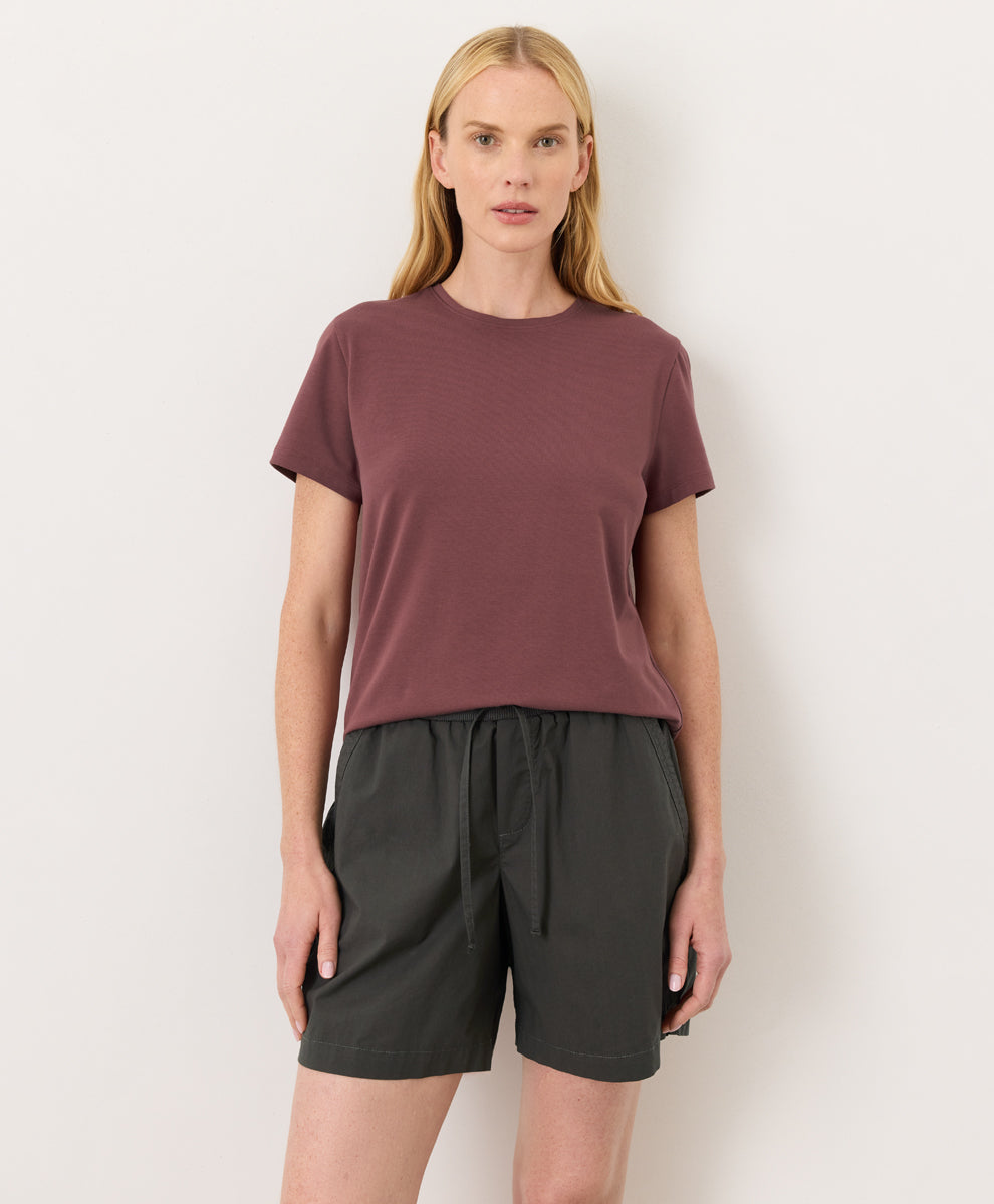 Organic Luxe Essential Crewneck Tee