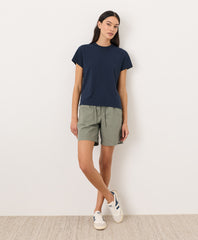 Organic Soft-Slub Essential Crewneck Tee