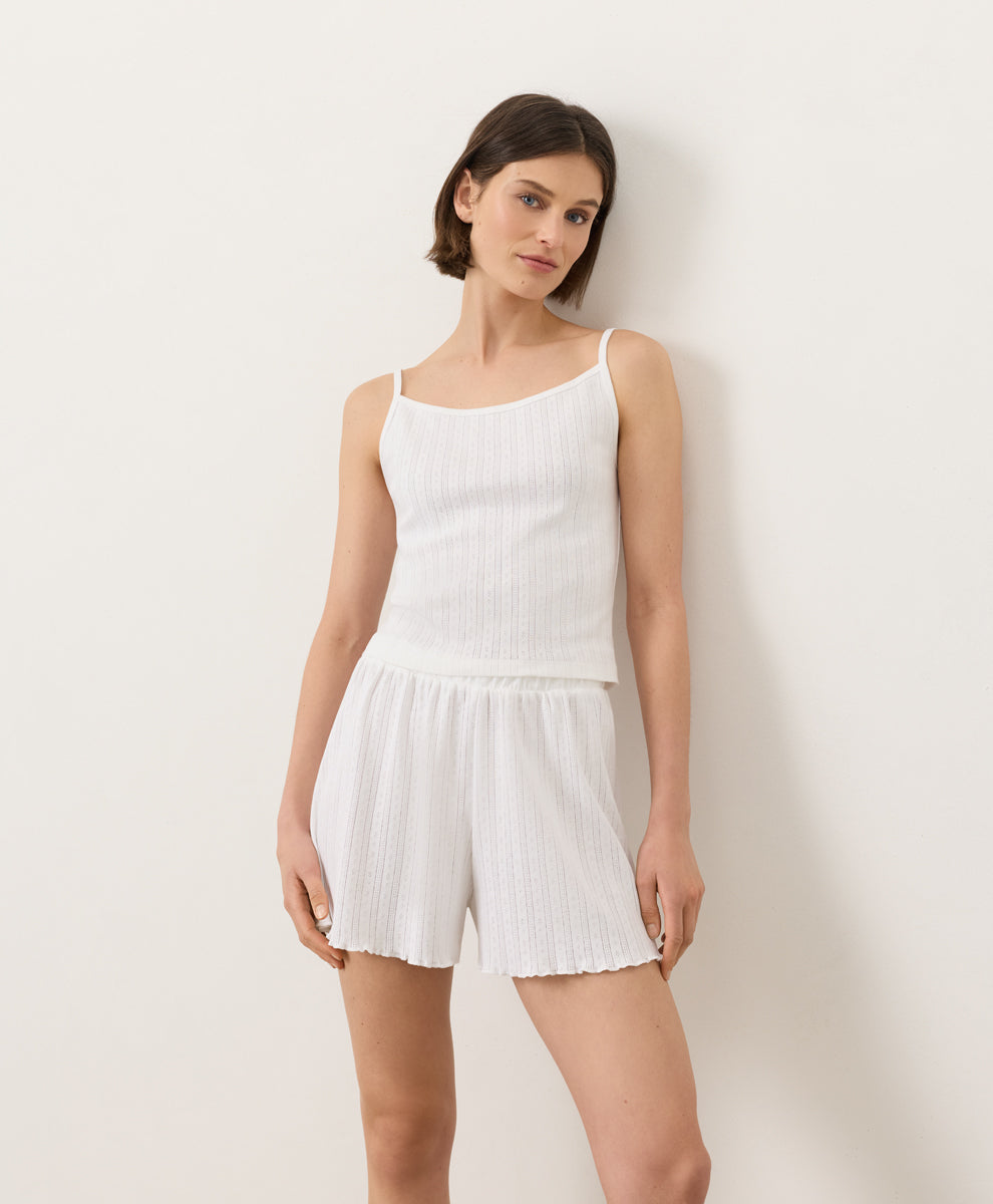 Organic Pointelle Cami