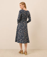 Organic Fit & Flare Wrap Dress