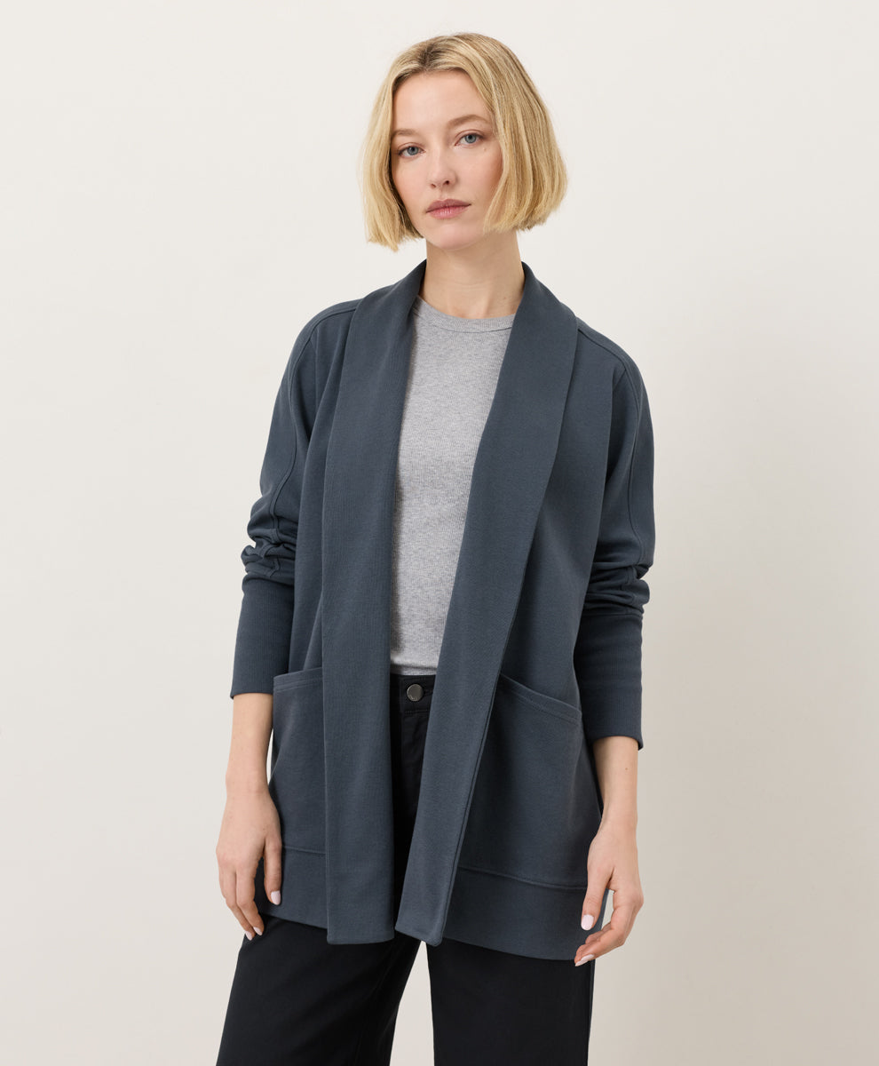 Organic Airplane Wrap Cardigan