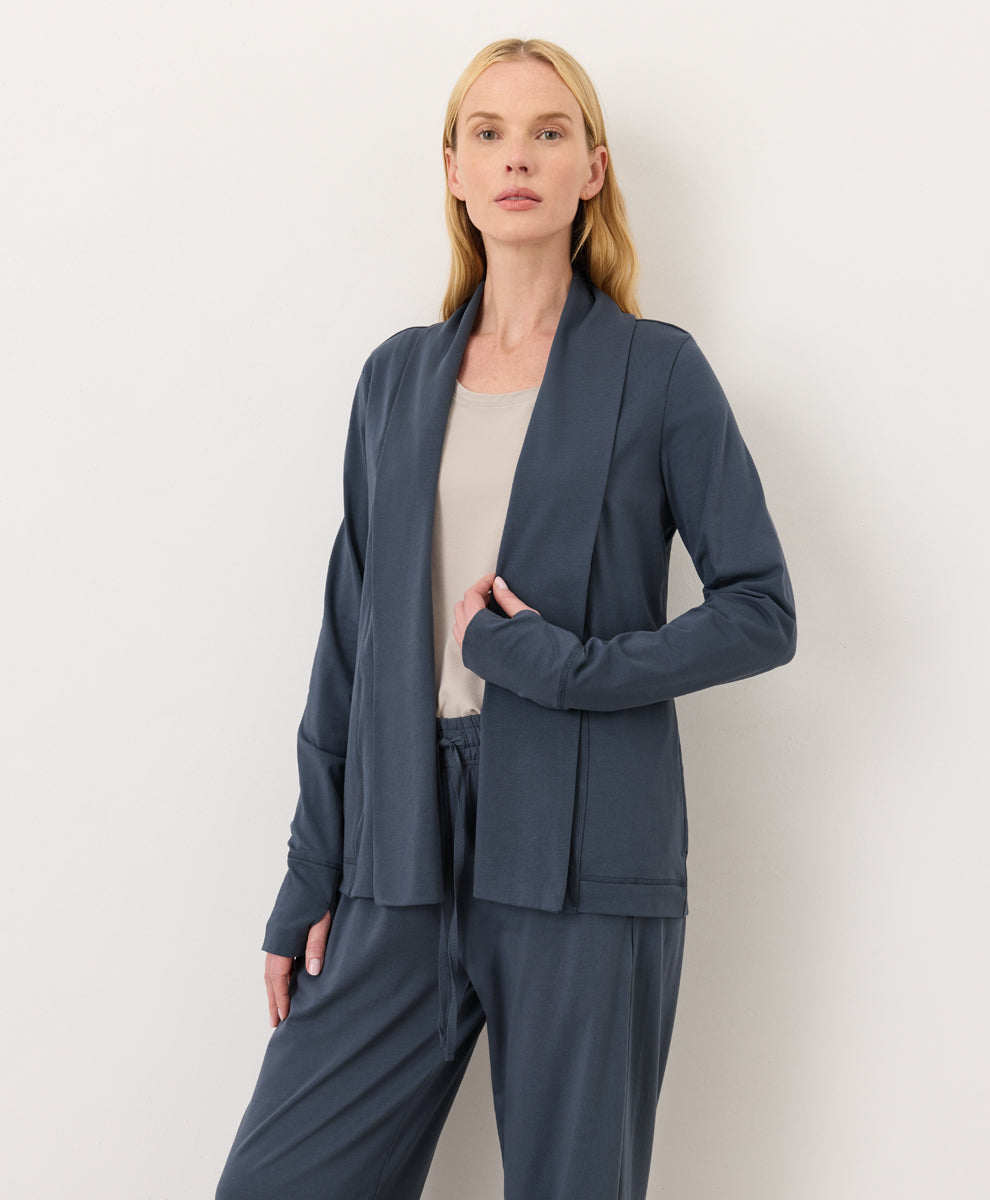 Organic Luxe Essential Swing Cardigan