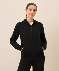 Organic Brushed Fleece Zip Hoodie