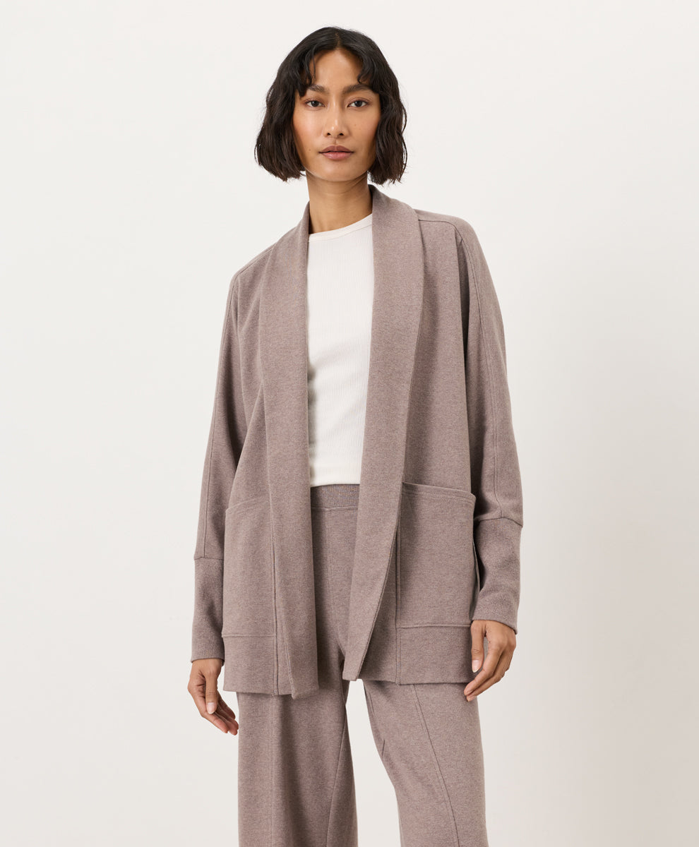 Organic Airplane Wrap Cardigan
