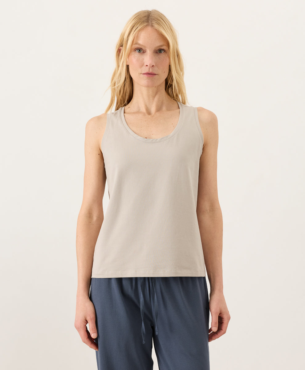 Organic Luxe Essential Scoop Neck Tank
