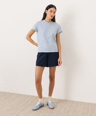 Organic Soft-Slub Essential Crewneck Tee