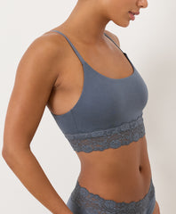 Organic Lace Modern Scoop Bralette