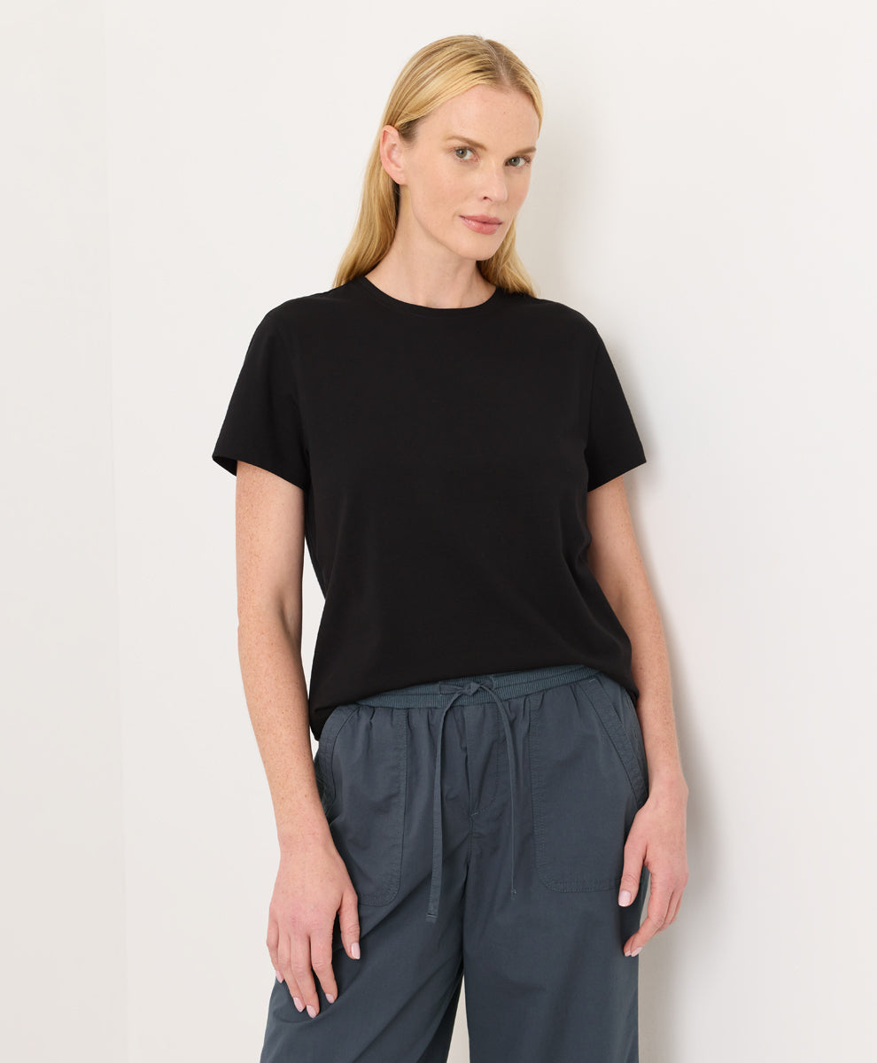 Organic Luxe Essential Crewneck Tee