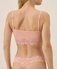 Organic Lace Waist Thong 3-Pack