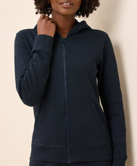 Organic Brushed Fleece Zip Hoodie