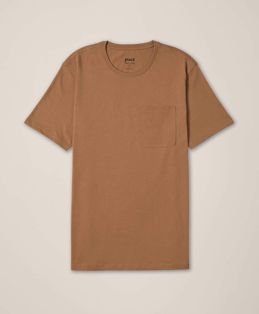 Organic Softspun Essential Pocket Crew Tee