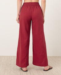 Organic Coastal Double Gauze Split Hem Pant