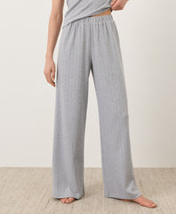 Organic Pointelle Wide Leg Pant