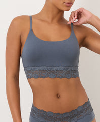 Organic Lace Modern Scoop Bralette