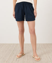 Organic Coastal Double Gauze Curved Hem Short