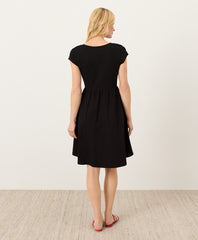 Organic Fit & Flare Crossover Dress