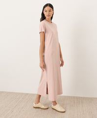 Organic Soft-Slub Essential Easy Tee Maxi Dress