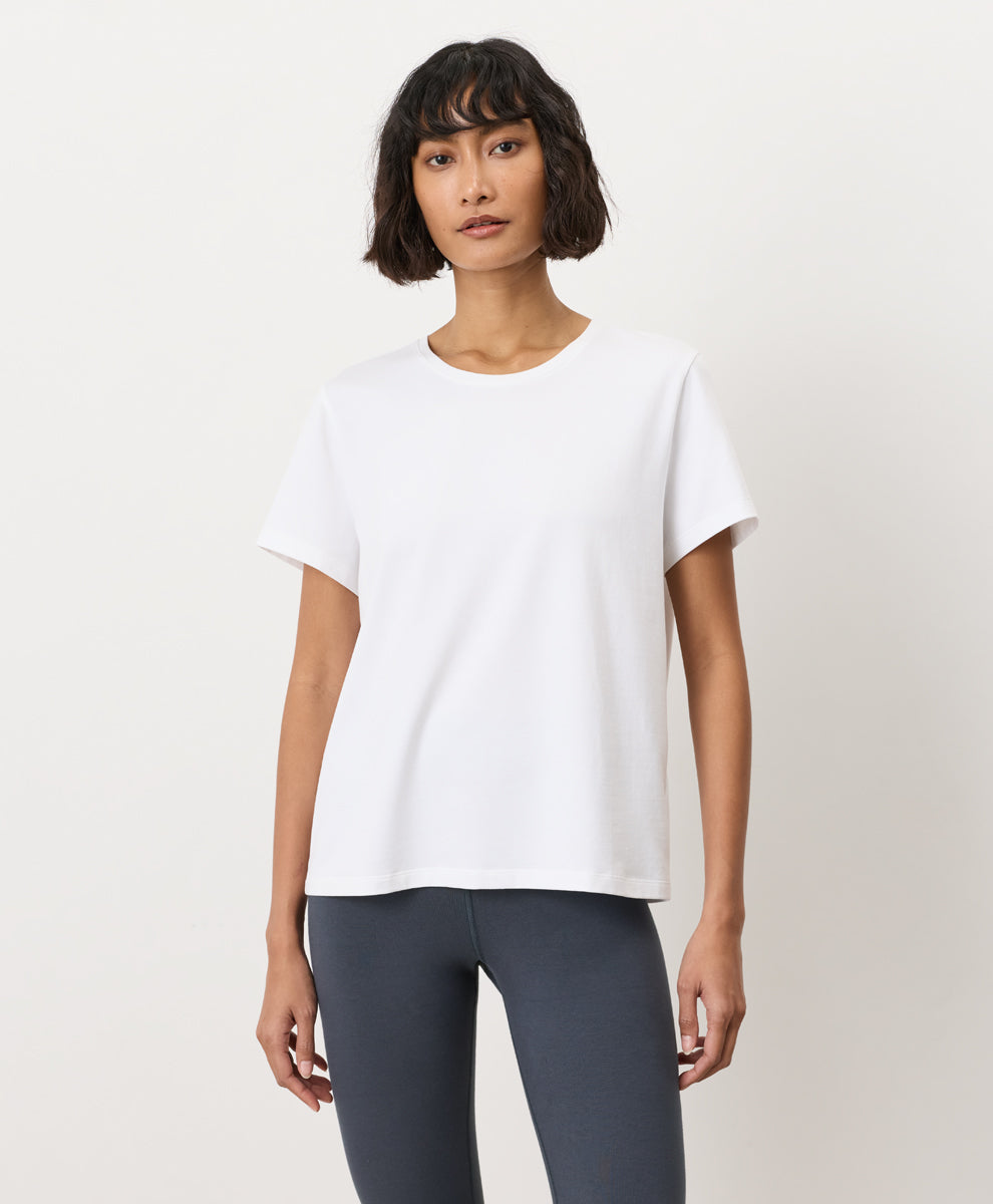 Organic Luxe Essential Crewneck Tee