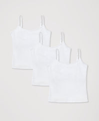 Organic Everyday Shelf Bra Cami 3-Pack