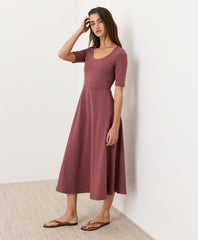 Organic Fit & Flare Signature Scoop Dress