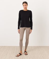 Organic Softspun Essential Crewneck Long Sleeve Tee