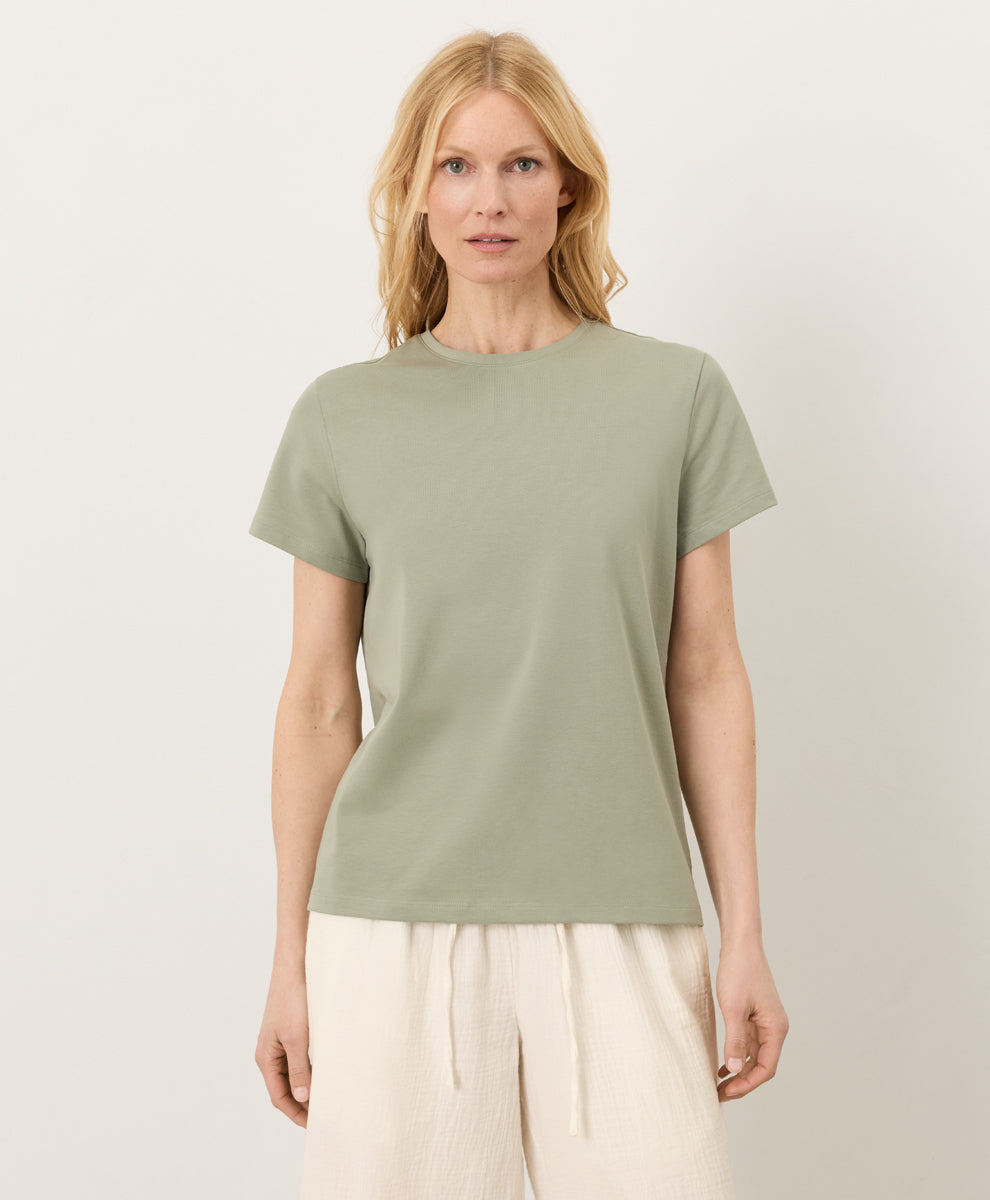 Organic Luxe Essential Crewneck Tee