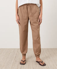 Organic Stretch Poplin Jogger