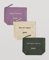 Organic Going Places Travel Pouch 3-Pack