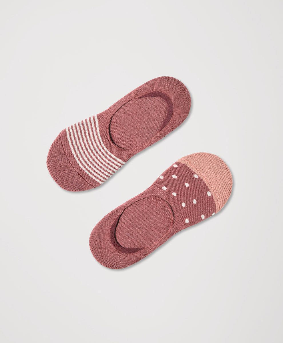 Organic No-Show Socks 2-Pack