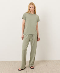 Organic Luxe Essential Wide Leg Pant
