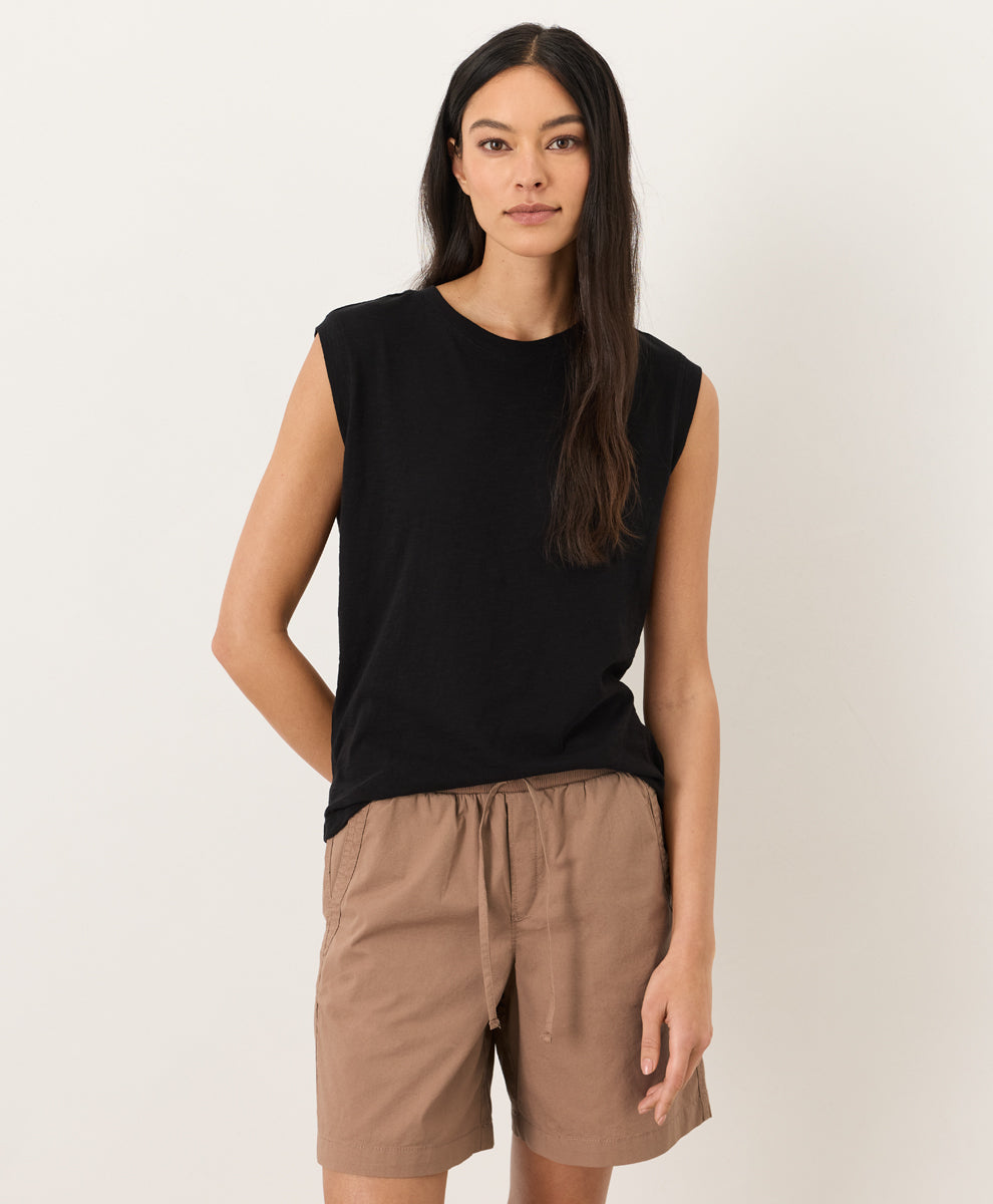 Organic Featherweight Slub Relaxed Muscle Tee