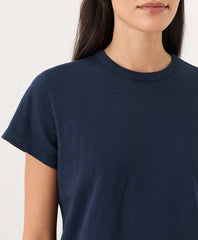 Organic Soft-Slub Essential Crewneck Tee