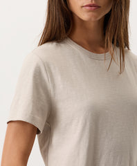 Organic Soft-Slub Essential Crewneck Tee