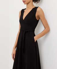 Organic Fit & Flare Easy V-Neck Dress