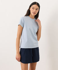Organic Soft-Slub Essential Crewneck Tee