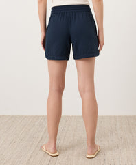 Organic Coastal Double Gauze Curved Hem Short