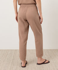 Organic Coastal Double Gauze Tapered Pull-On Pant