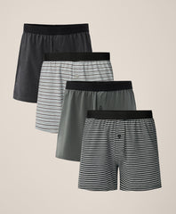 Organic Everyday Knit Boxer 4-Pack