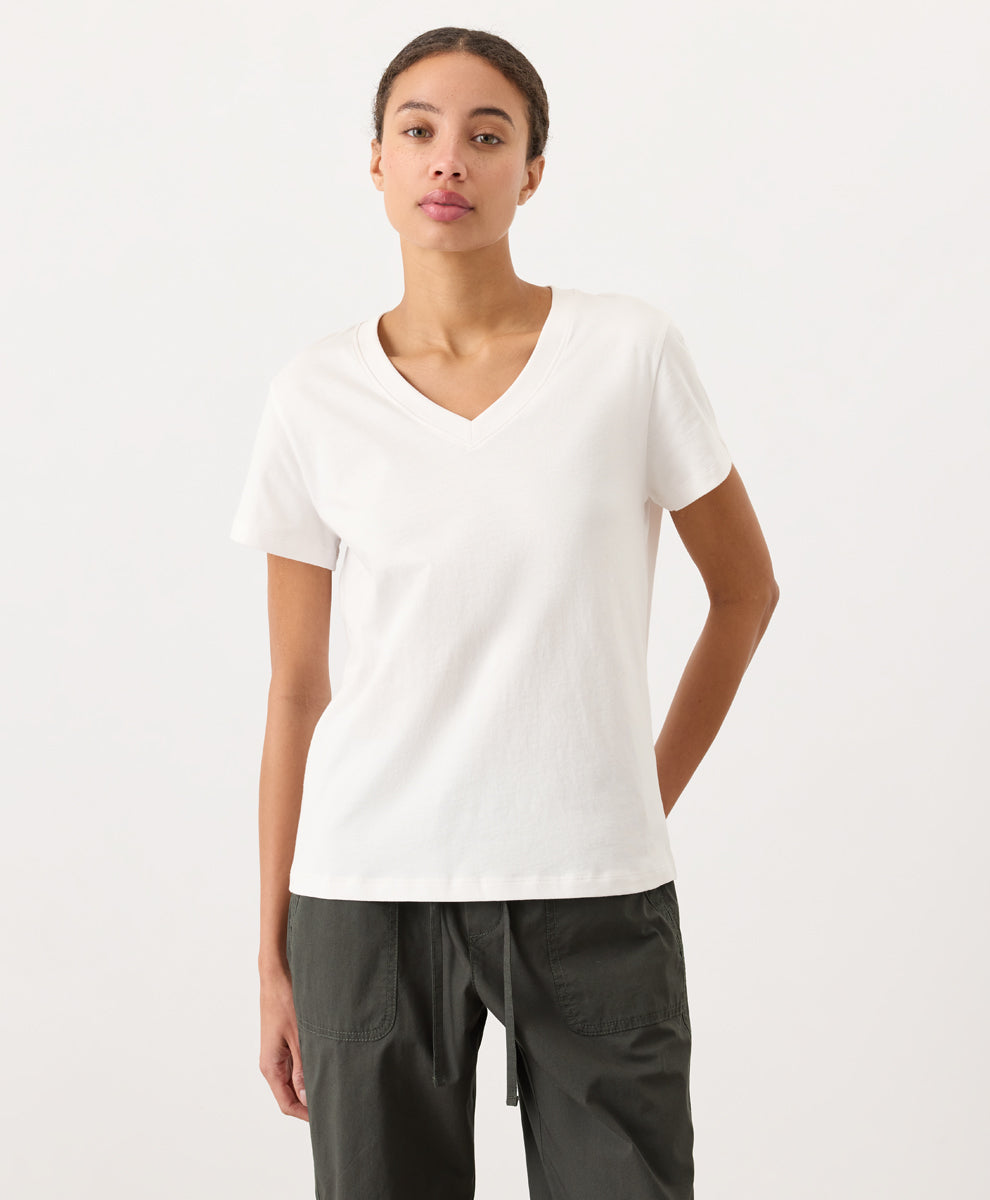 Organic Softspun Essential V-Neck Tee