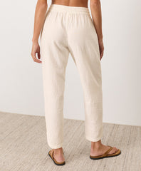 Organic Coastal Double Gauze Tapered Pull-On Pant