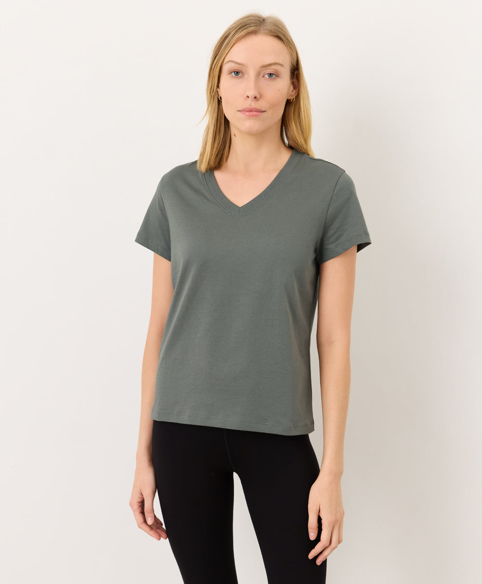 Organic Softspun Essential V-Neck Tee